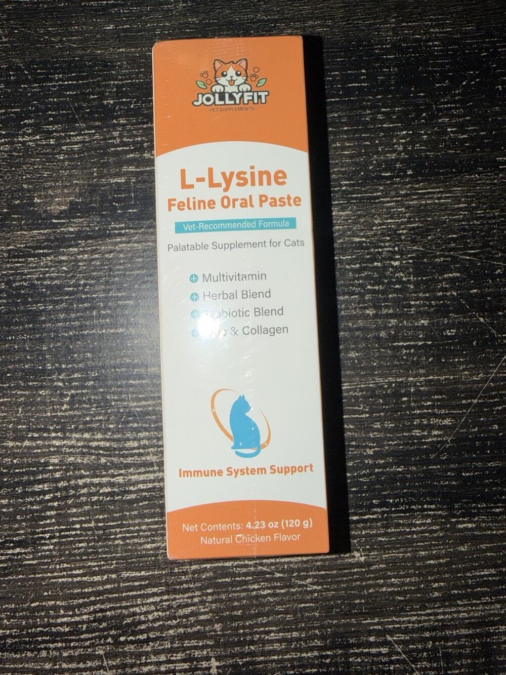 L-Lysine for Cats Oral Paste – Immune & Respiratory Support for Felines –4.23 oz